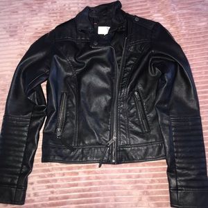 Black Leather Jacket. Size Small (Women’s)